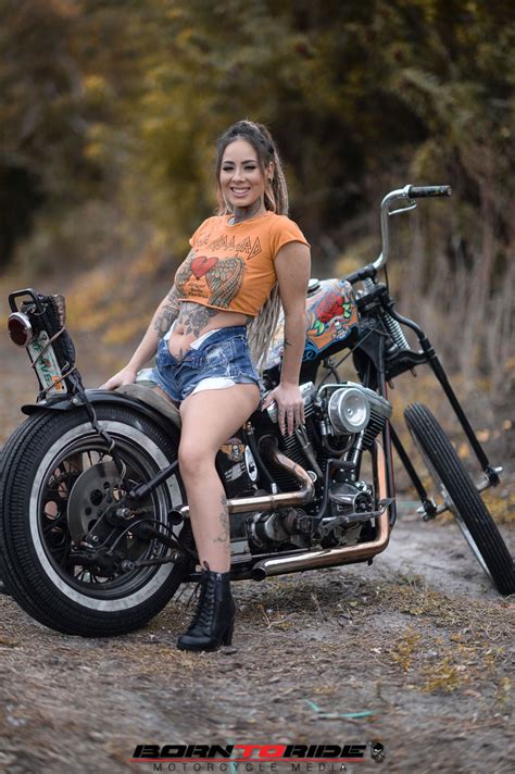 motorbike girl|Biker Babe of the Week Gallery .